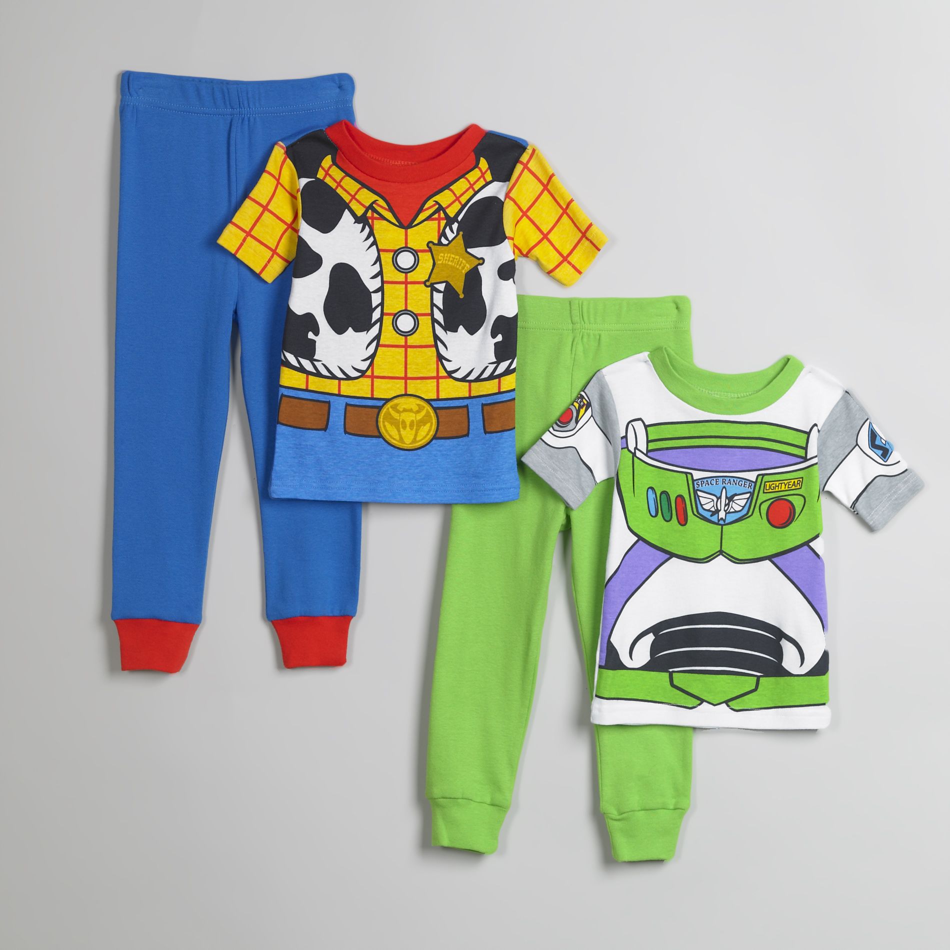 Disney Toddler Boy&#39;s 4-Piece Toy Story Pajama Set