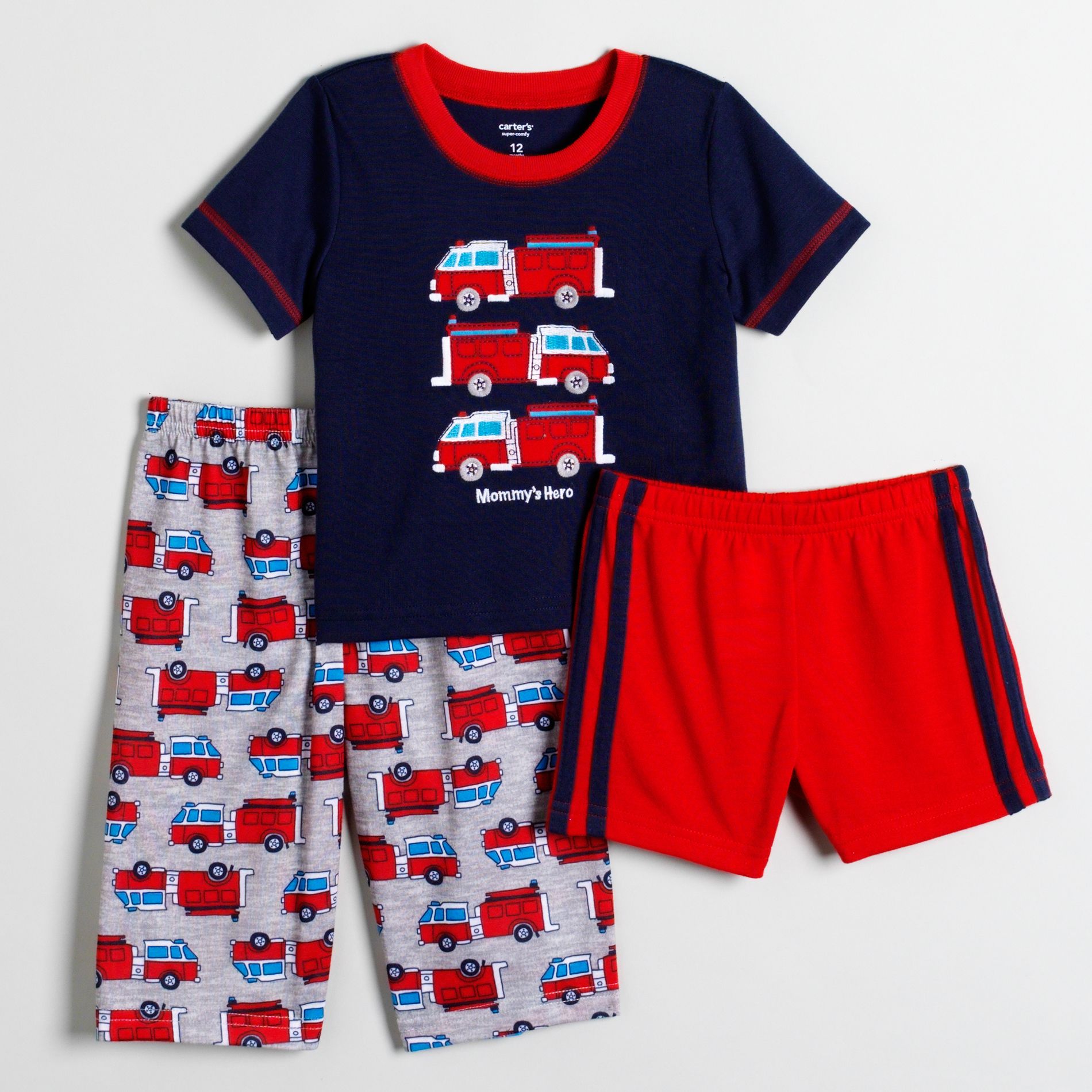 Carter's Infant Boy&#39;s 3-Piece Rescue Pajama Set