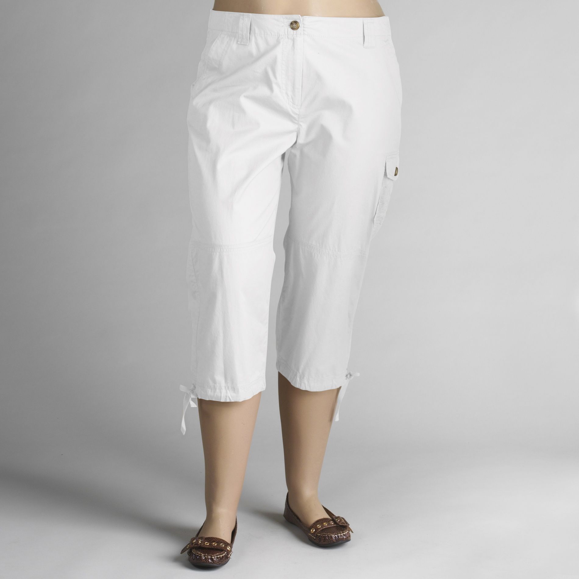 Laura Scott Women&#39;s Cropped Cargo Pants