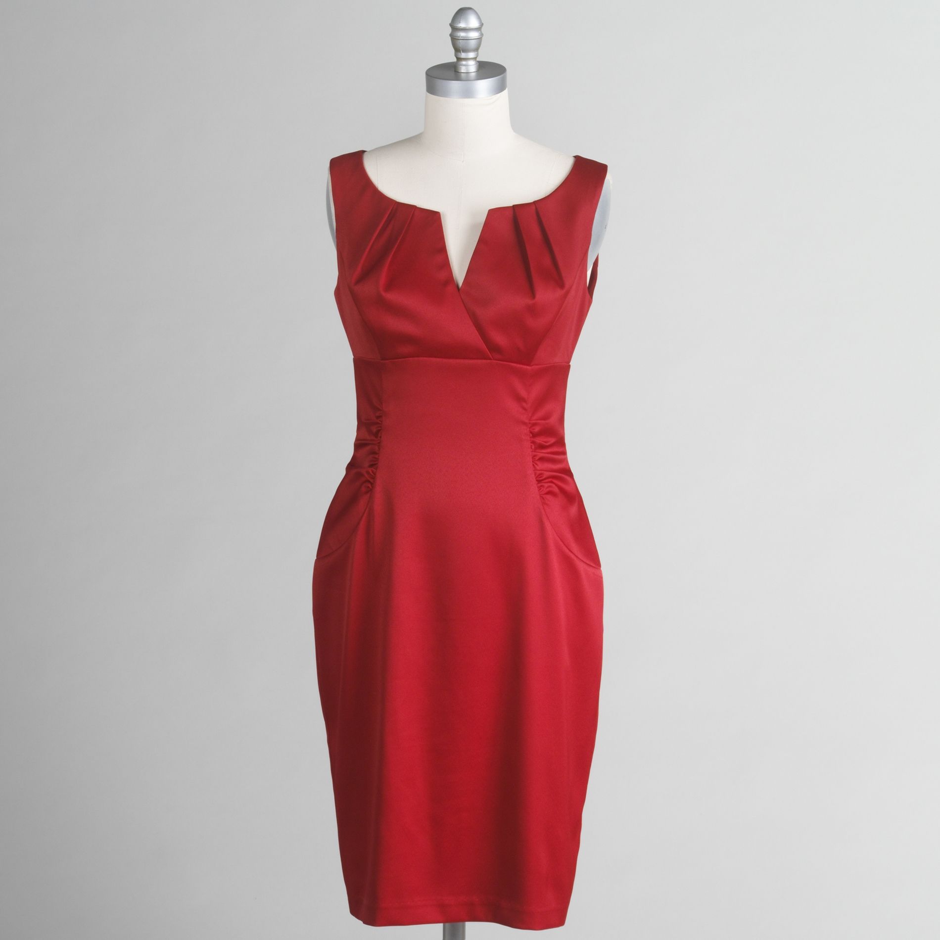 London Style Women&#39;s Sleeveless Sheath Dress