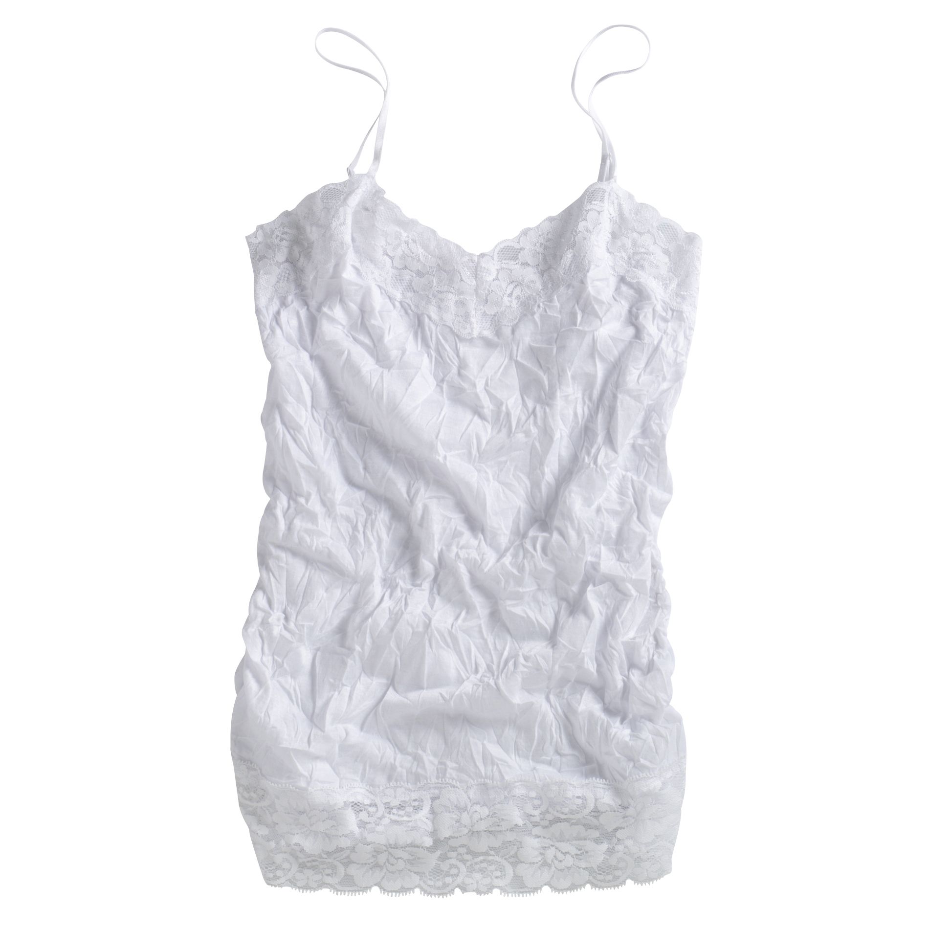 Bongo Junior&#39;s Lace Trimmed Crinkle Cami