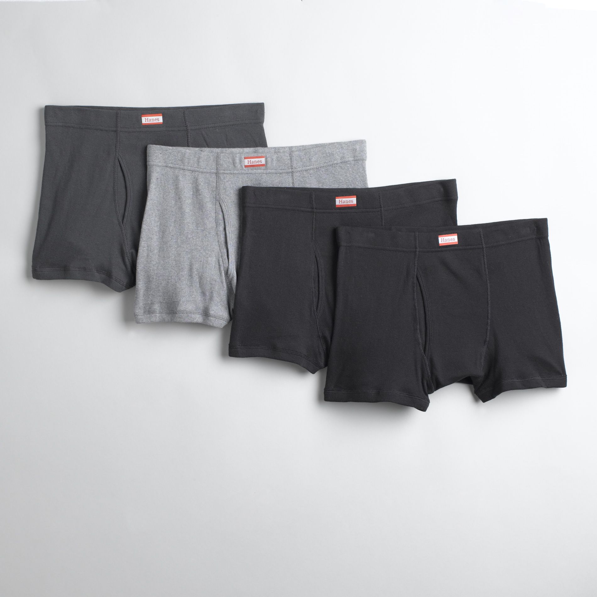 Hanes Men's 4-Pack Short Leg Boxer Briefs