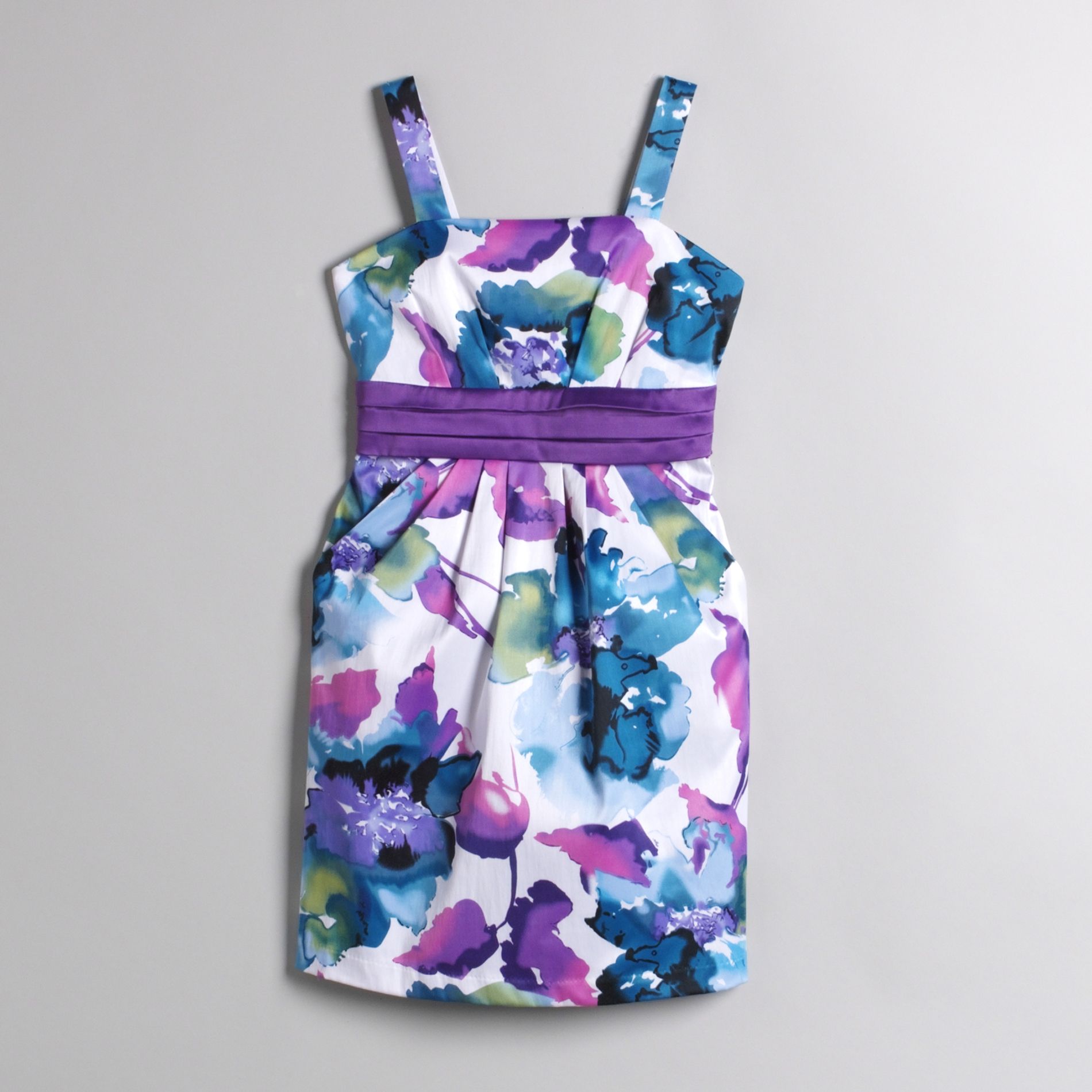 Wrapper Girl&#39;s 7-16 Floral Printed Pocket Dress