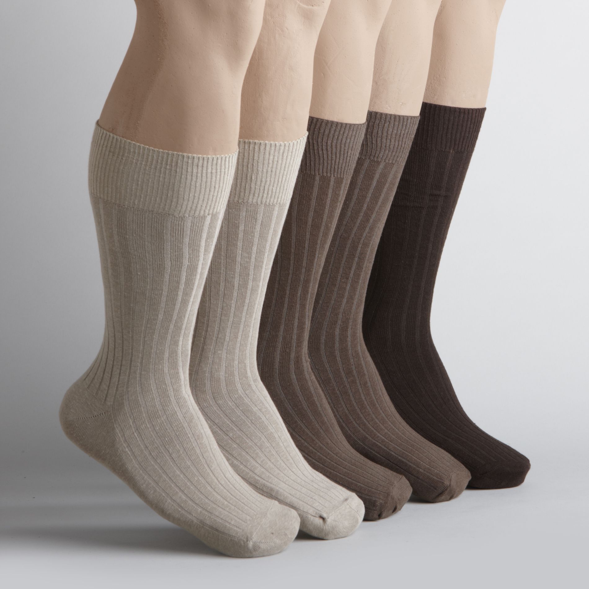 Covington Men&#39;s Premium Cotton Ribbed Dress Socks
