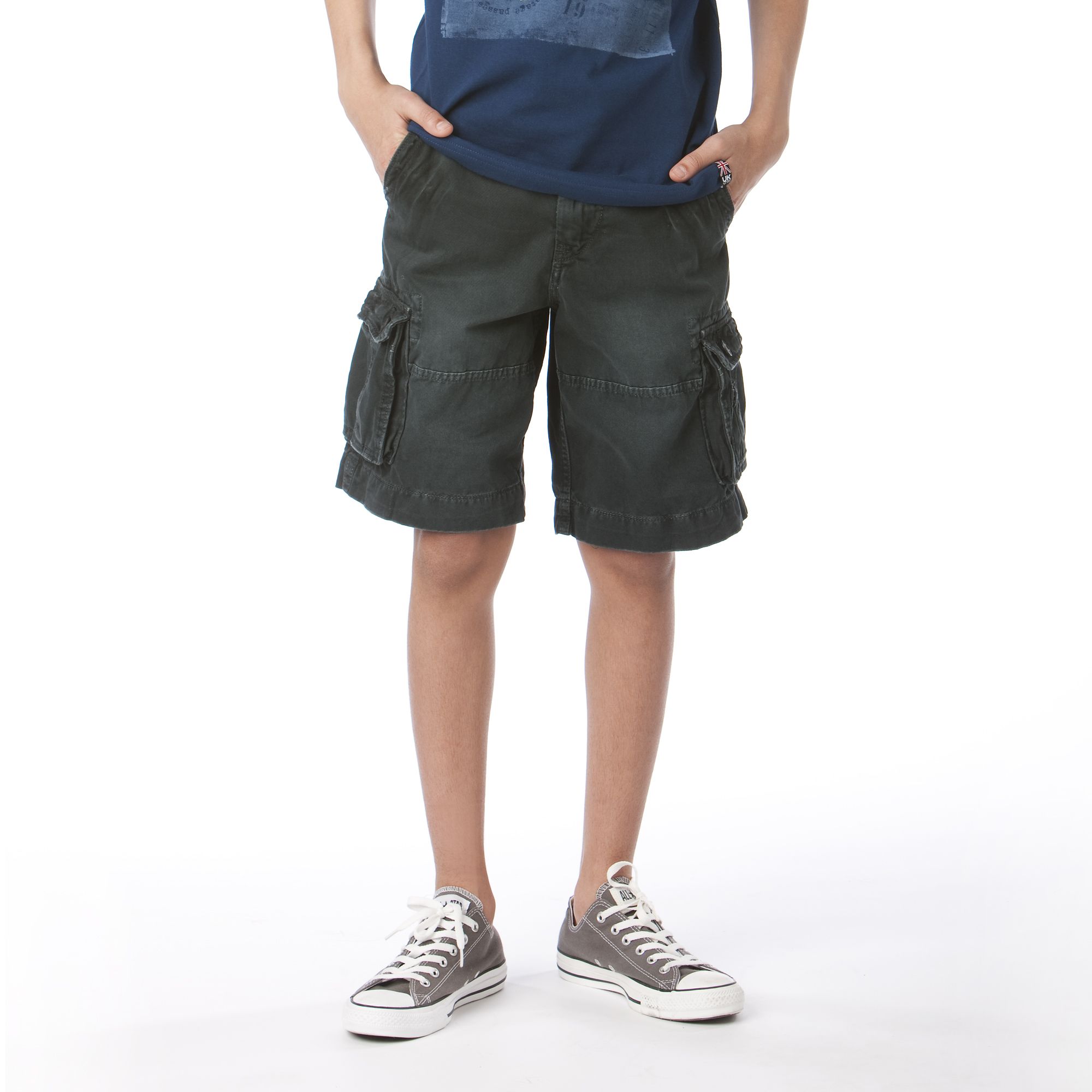 UK Style by French Connection Boy&#39;s 8-20 Cargo Short