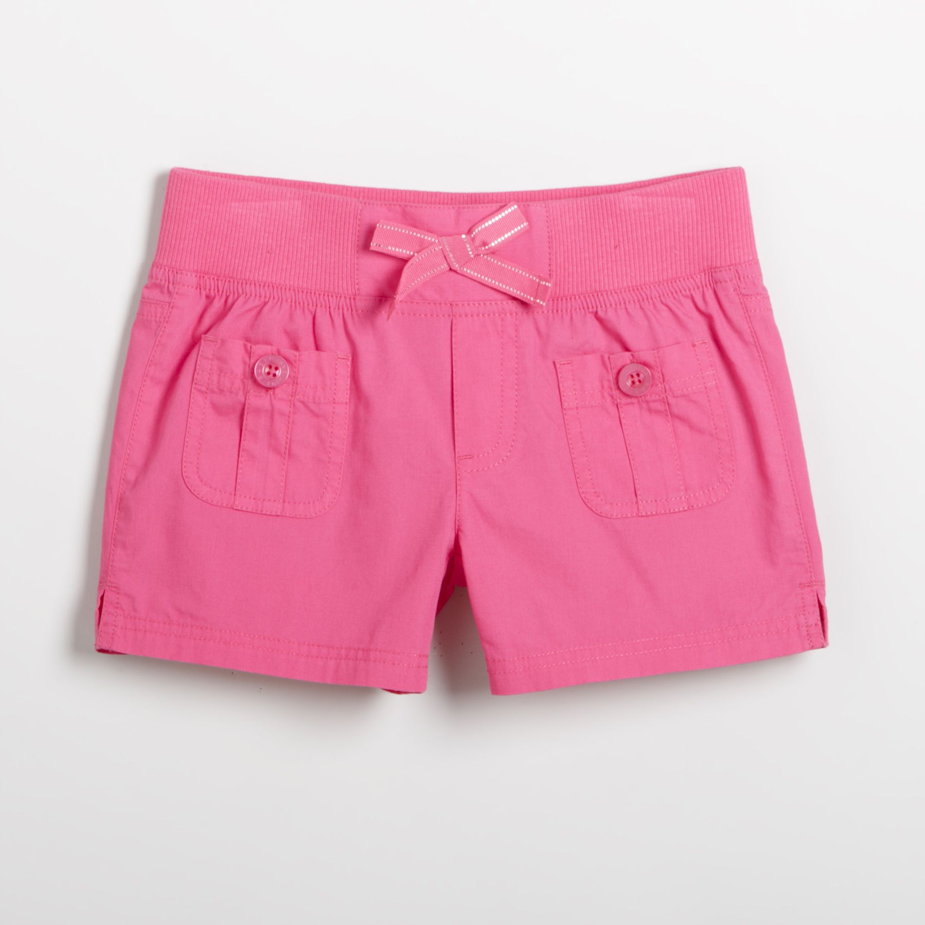 Basic Editions Girl's Solid Pull-on Shorts