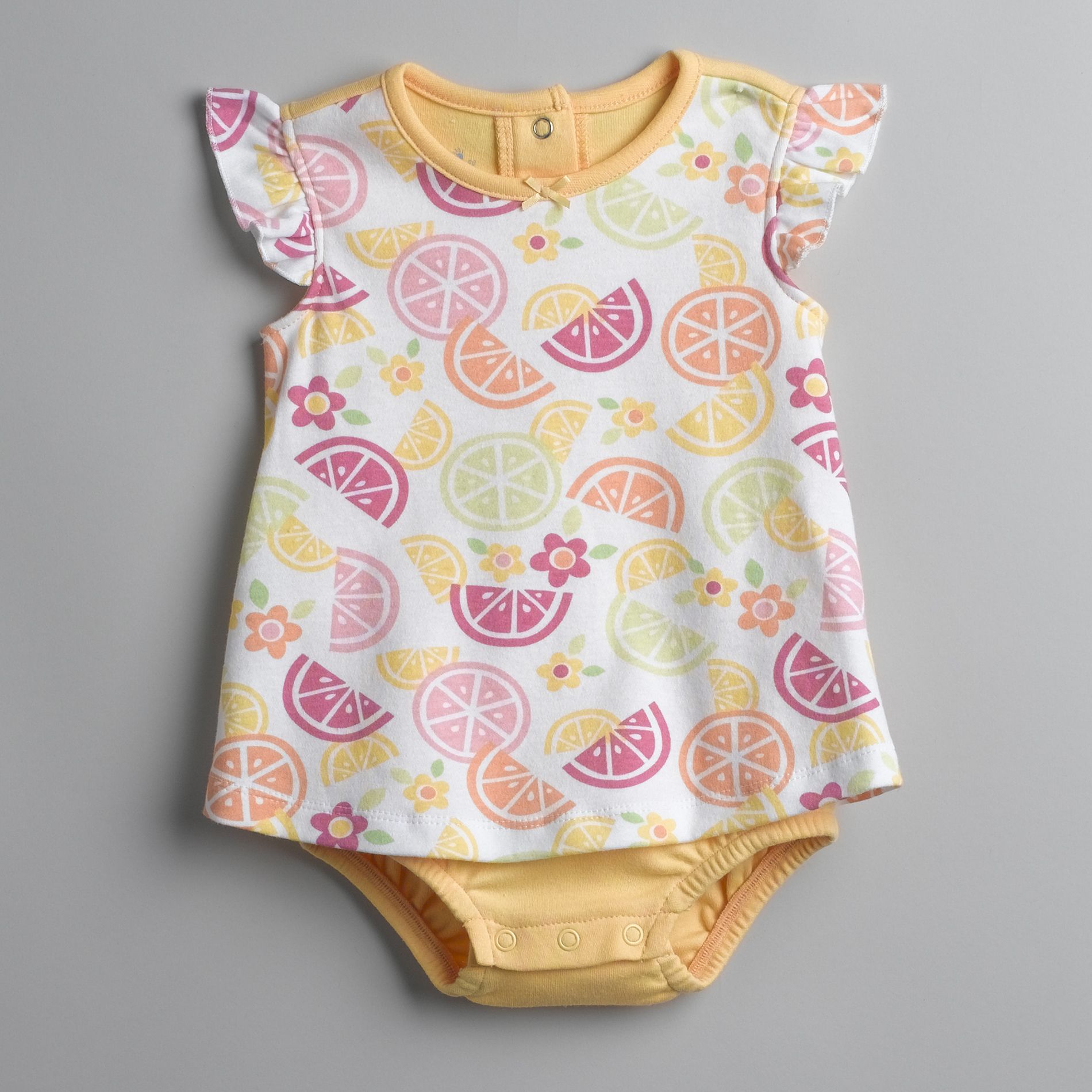 Small Wonders Infant Girls' Flutter Sleeve Sun Dress