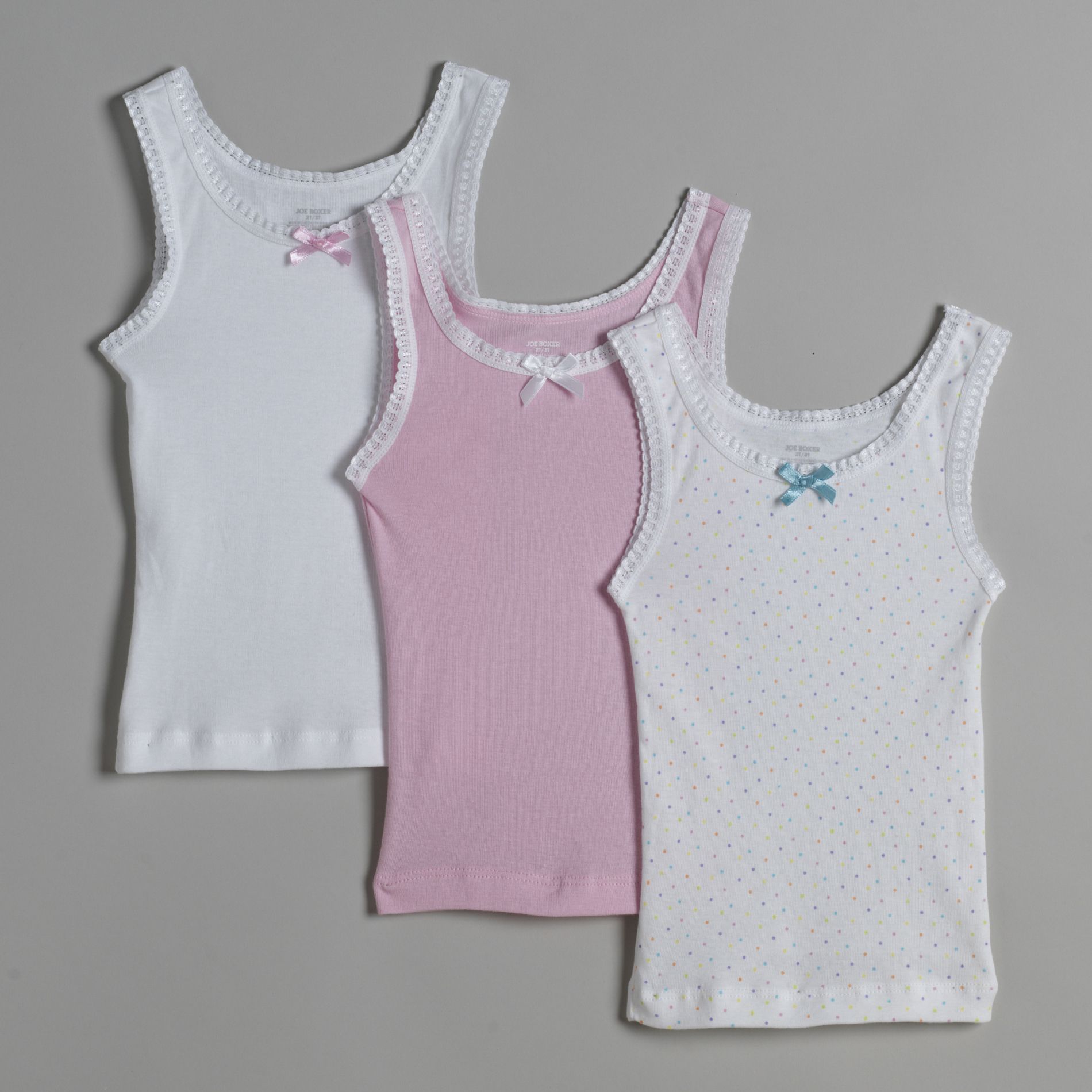 Joe Boxer Toddler Girl&#39;s Camisole 3-Pack