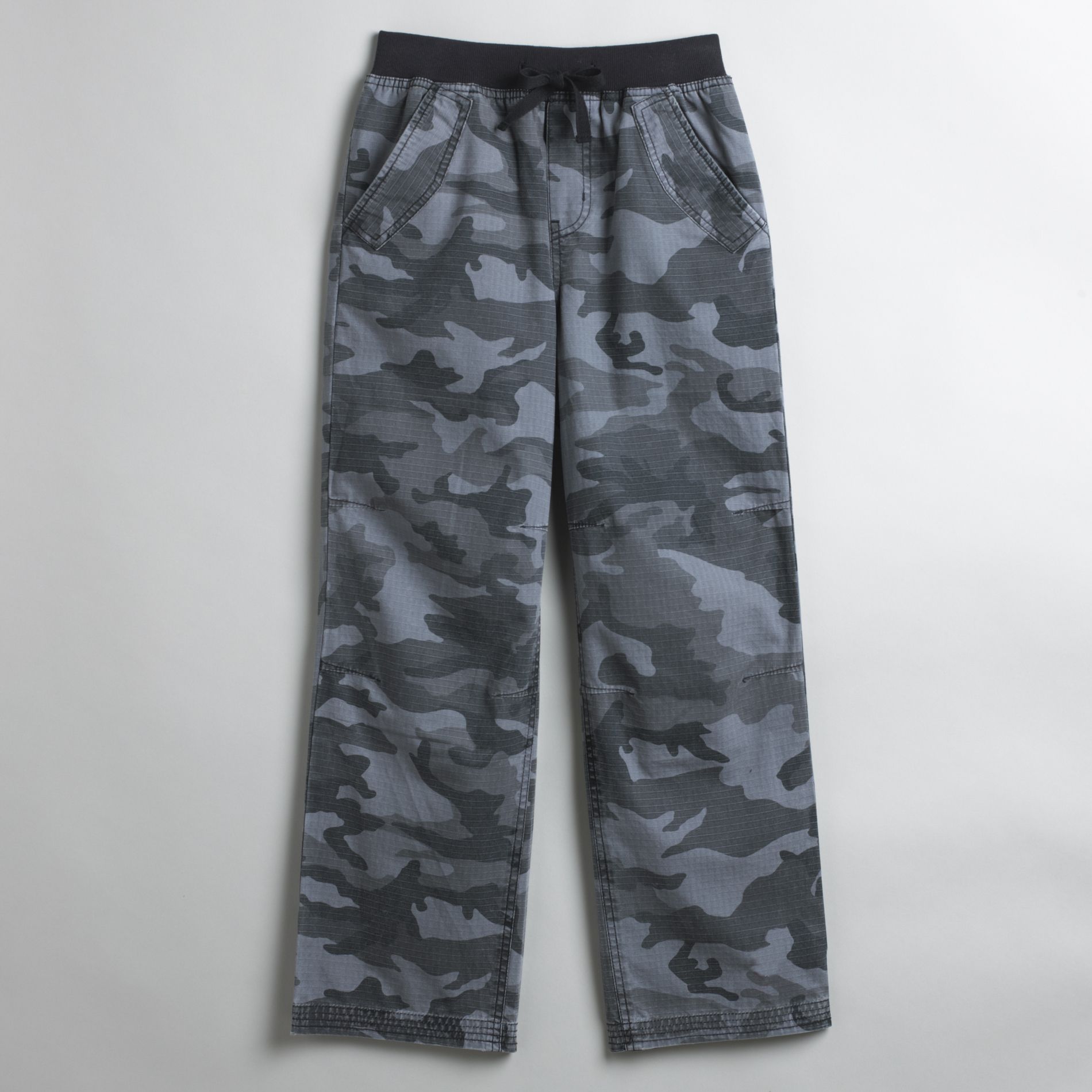 Basic Editions Boy's Ripstop Camo Pull-on Pants