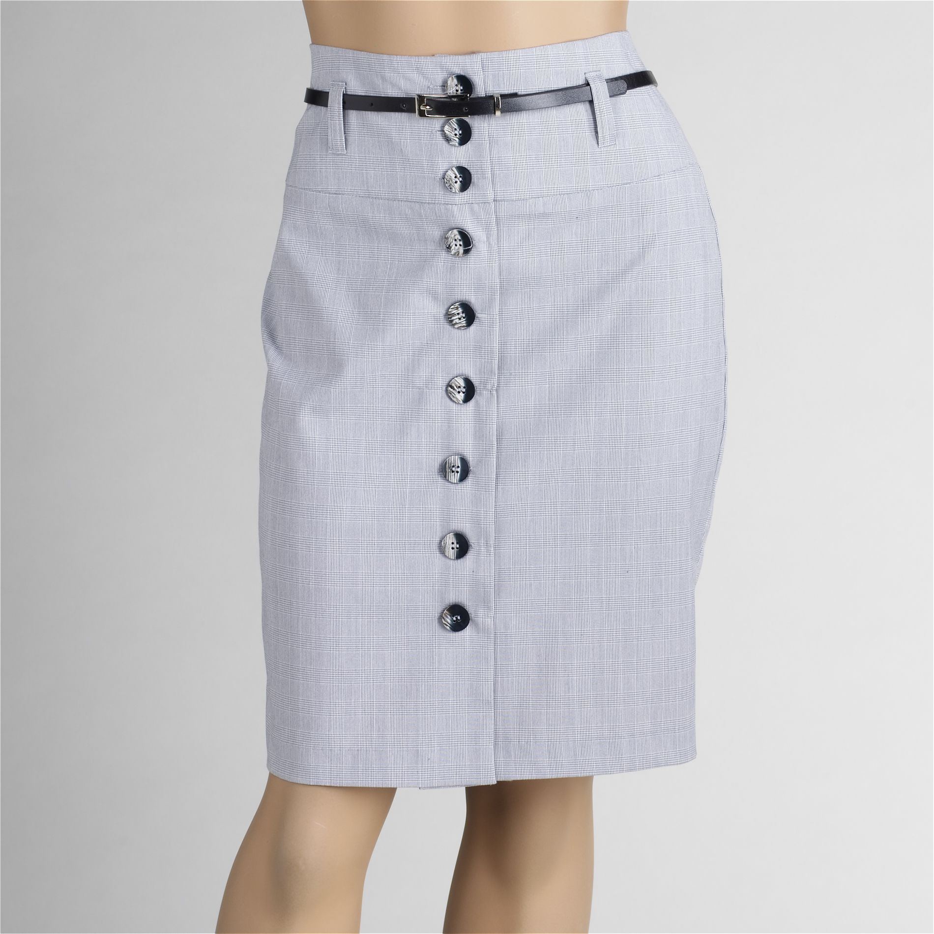Heart n Soul Junior&#39;s Belted Button Skirt
