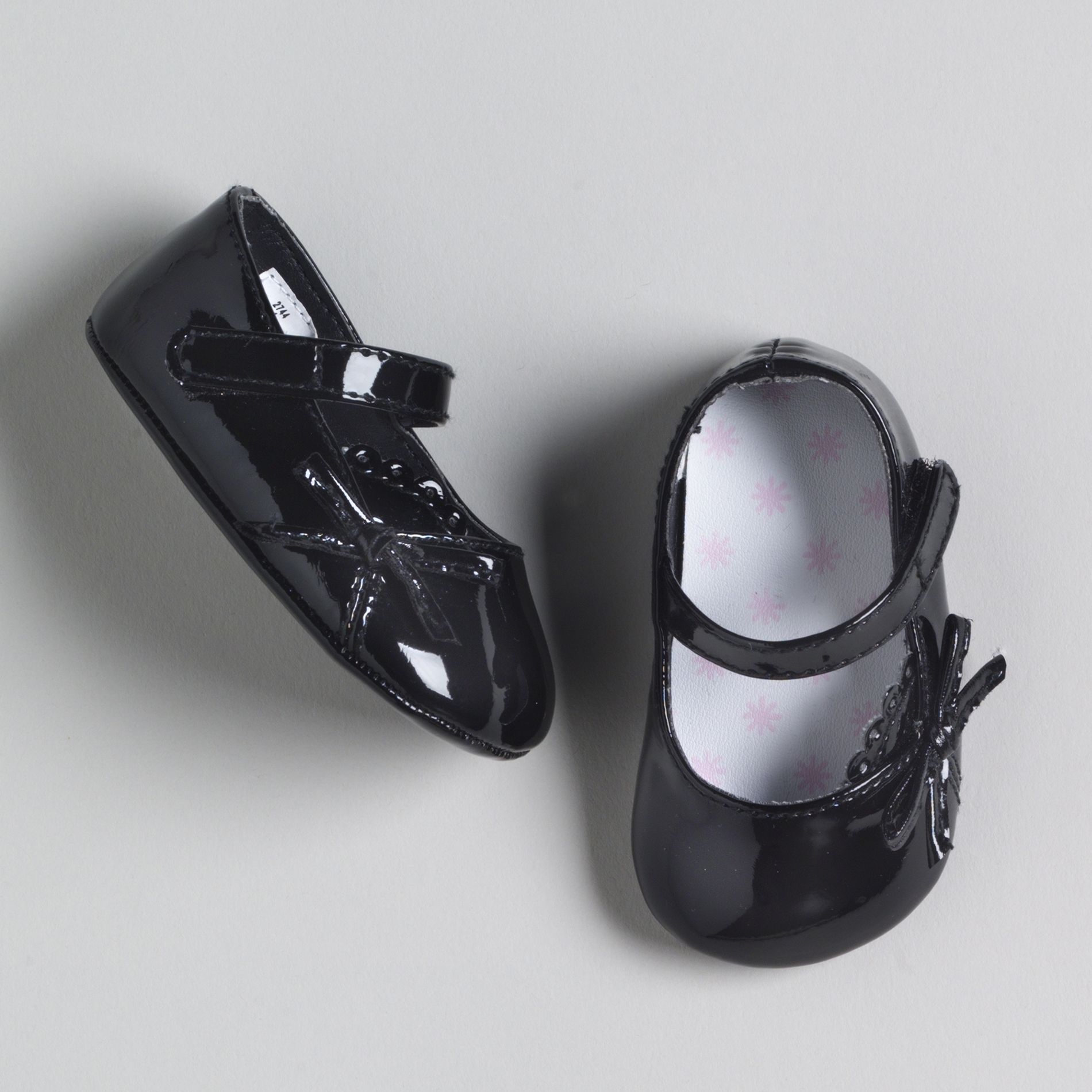 Little Wonders Baby Girl''s Patent One Strap Soft Sole Dress Shoe - Black