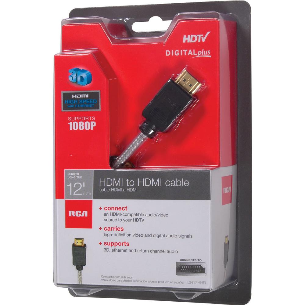 RCA 12ft HDMI to MDMI Cable
