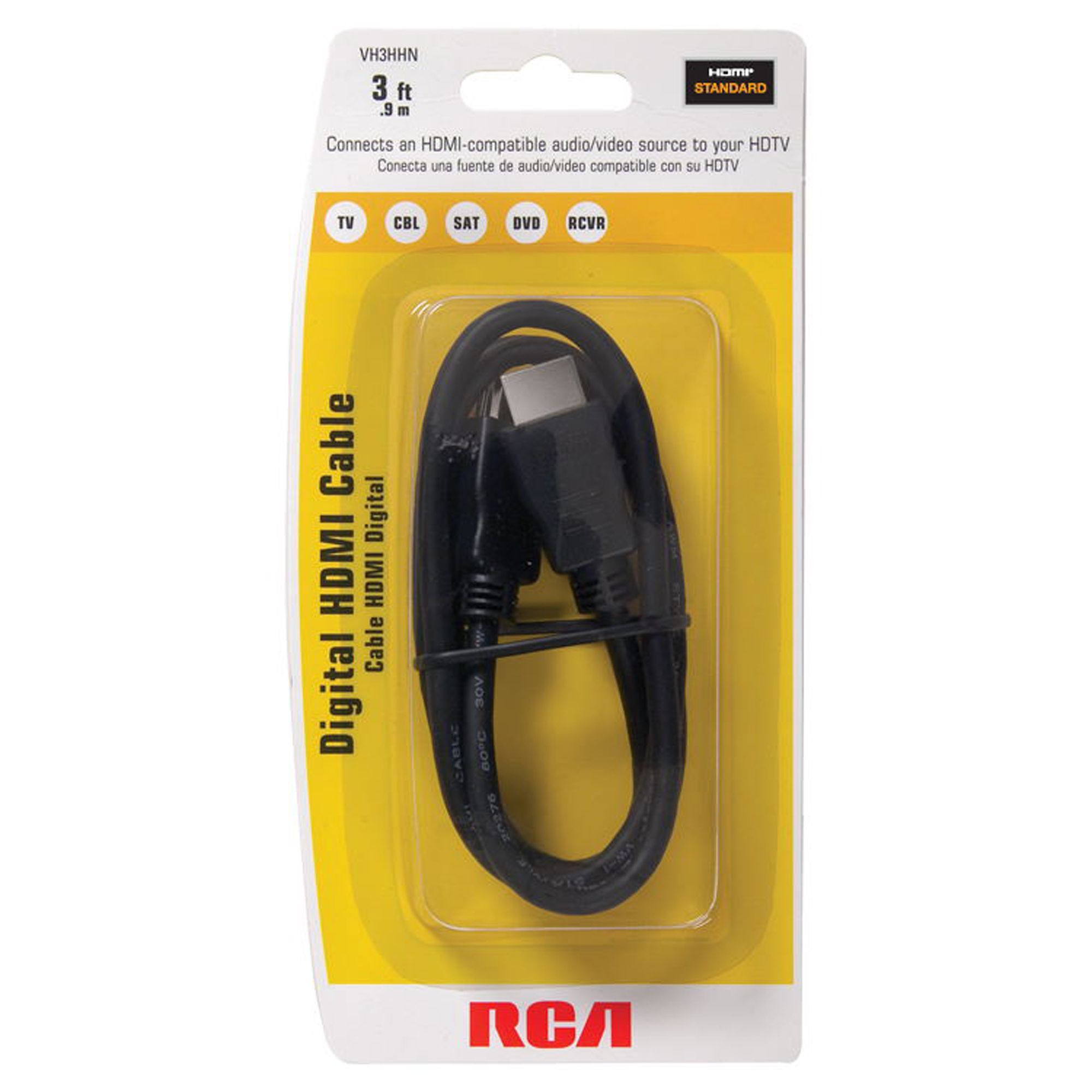 RCA 3 ft. HDMI Cable