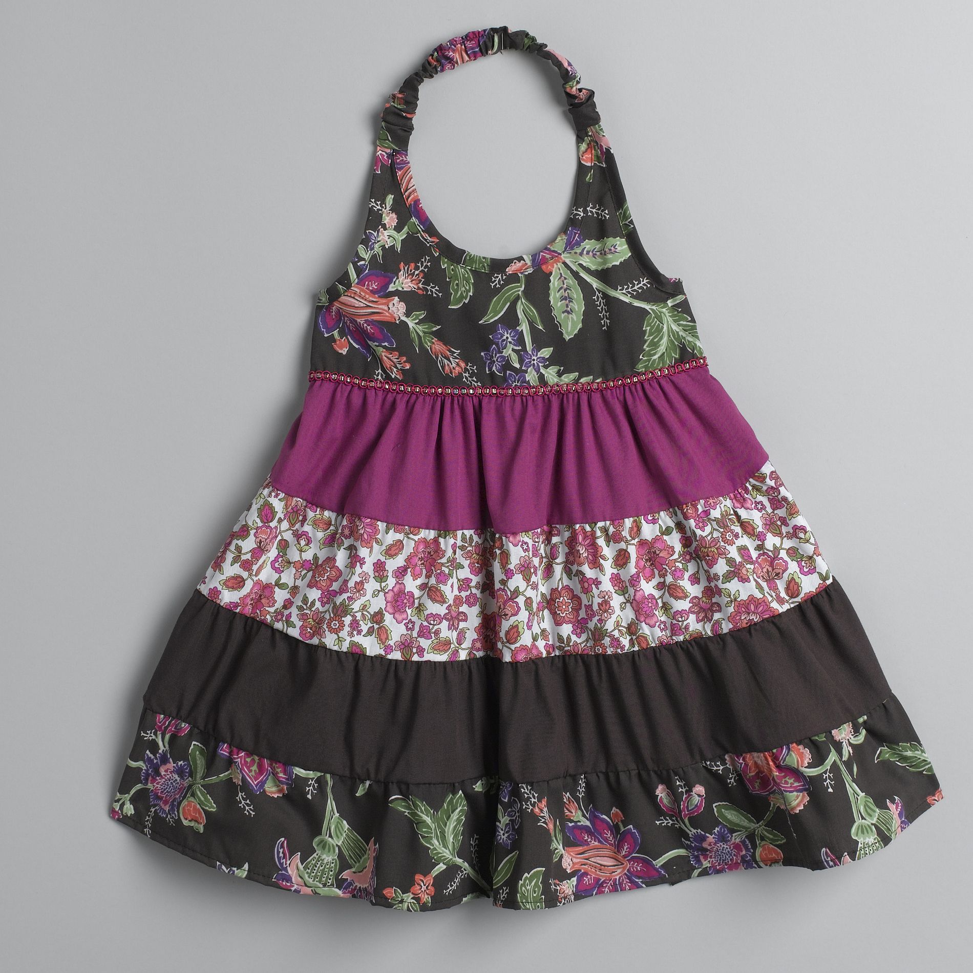 Pinky Infant & Toddler Girl&#39;s Tiered Floral Dress