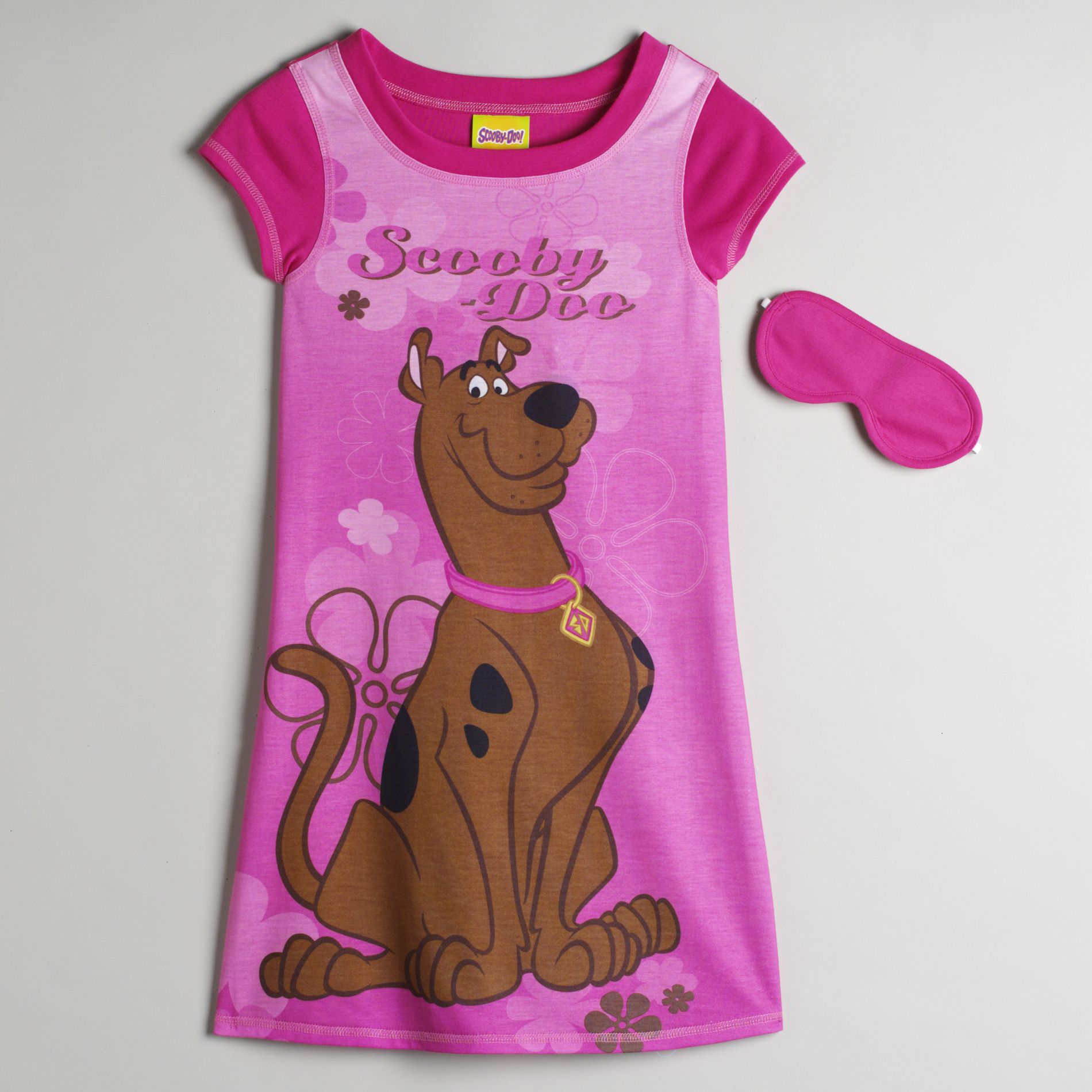 Licenced Character Girls' Nightgown with Sleep Mask