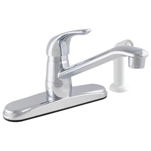 Exquisite 952 12325cp Kitchen Faucet Single Handle And White