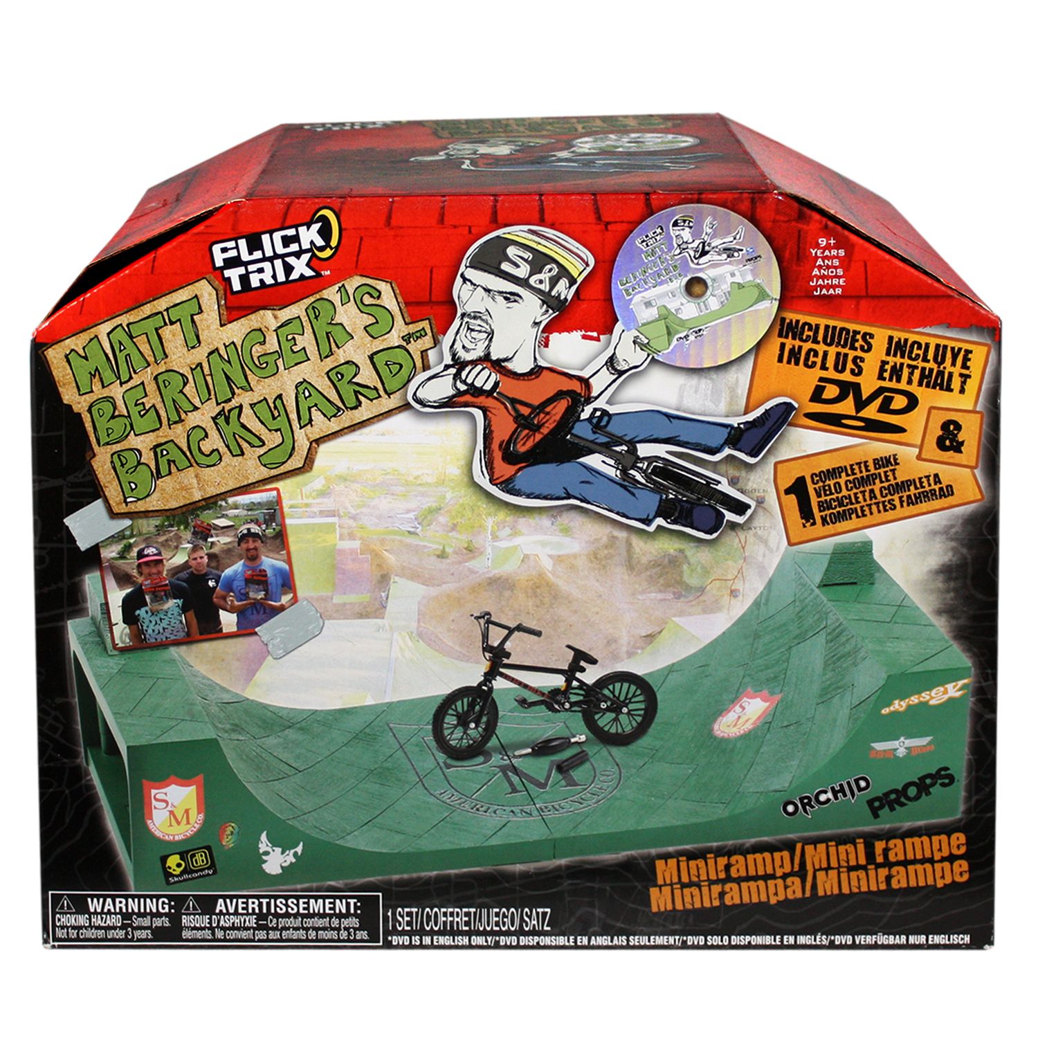moto cross yamaha flick trix n 55 2000 spin master toys neuf ! 