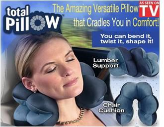 As Seen On Tv Total Pillow Sears Outlet