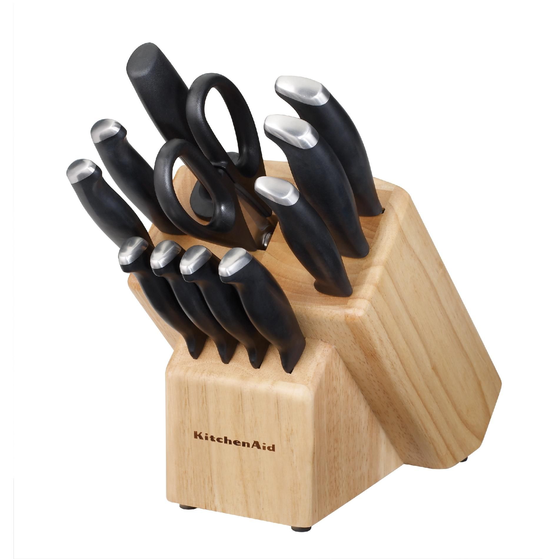 KitchenAid 12-piece Stamped Delrin with Endcap Cutlery Set