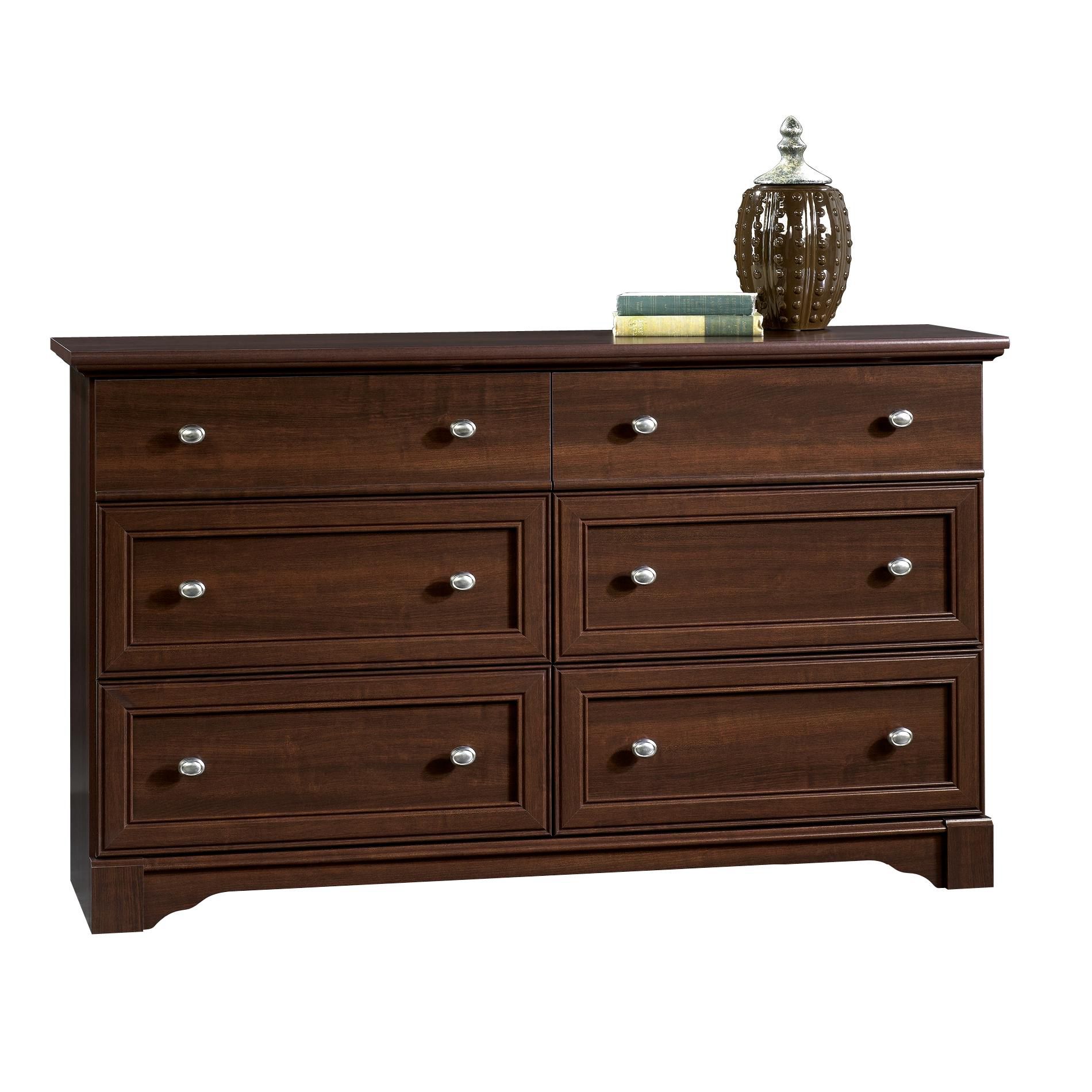 Sauder Palladia 6 Drawer Dresser Brown