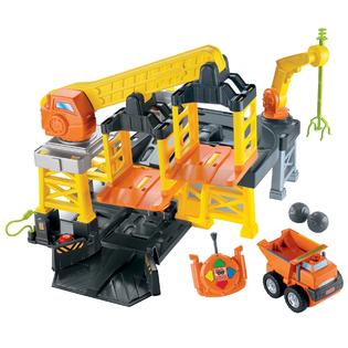 fisher price big action construction site w remote control toys games vehicles remote control toys farming construction vehicles fisher price big action construction