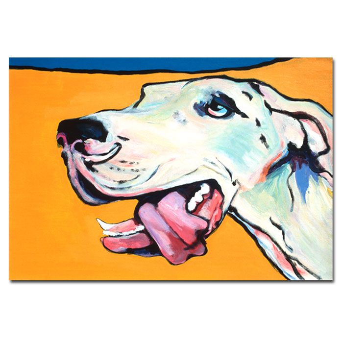 Trademark Global Pat Saunders-White 'Ol' Blue Eye' 22" x 32" Canvas Art