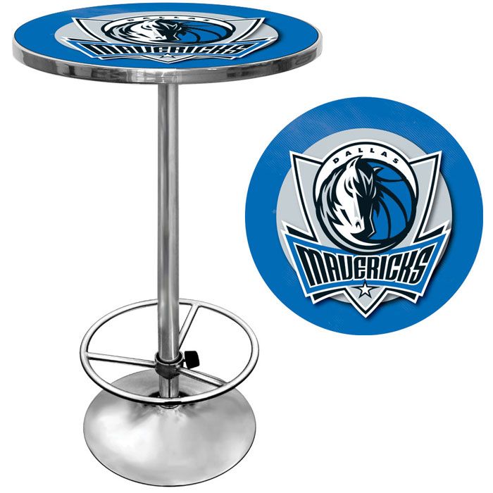 Dallas Mavericks NBA Chrome Pub Table