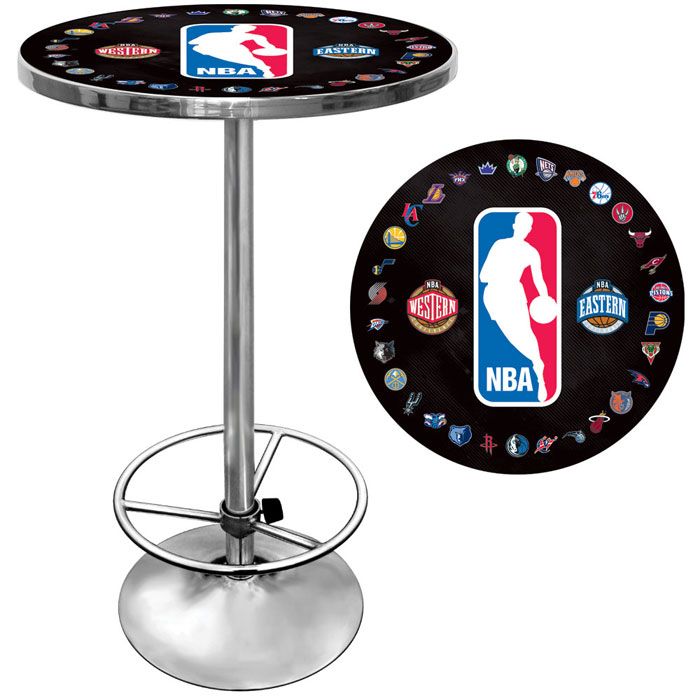 NBA(CANONICAL) Logo Chrome Pub Table