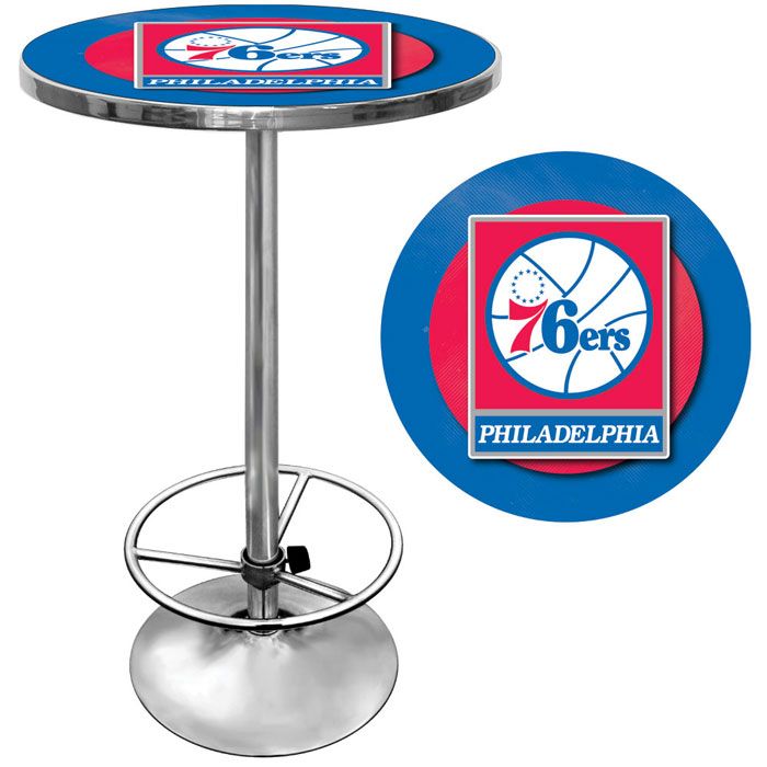 NBA(CANONICAL) Philadelphia 76ers  Chrome Pub Table