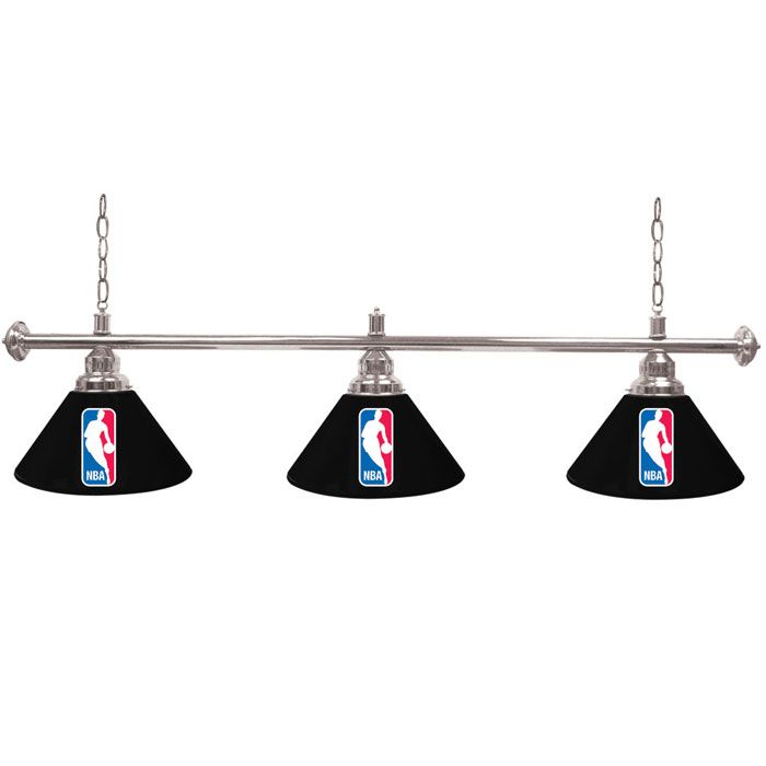 NBA Logo 60 inch 3 Shade Billiard Lamp