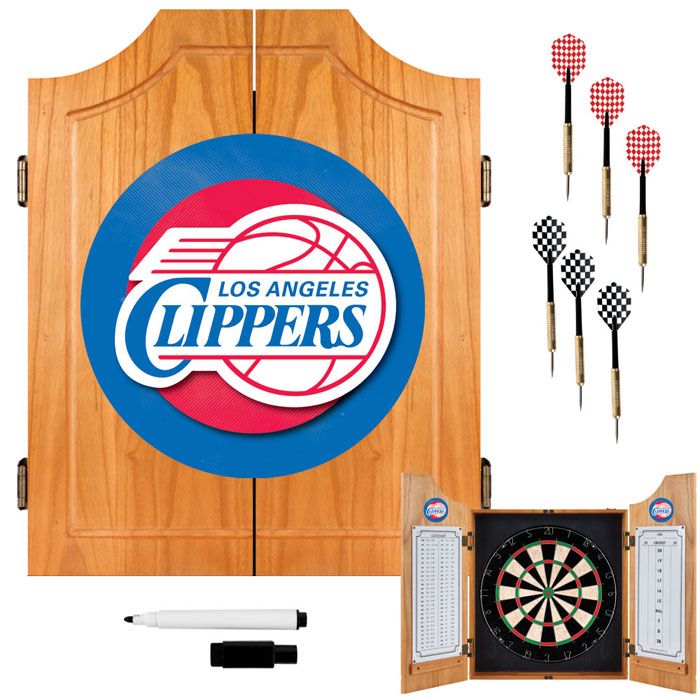 NBA(CANONICAL) Los Angeles Clippers  Wood Dart Cabinet Set