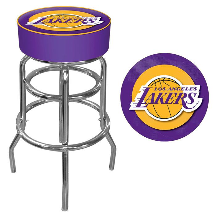 NBA(CANONICAL) Los Angeles Lakers Padded Swivel Bar Stool