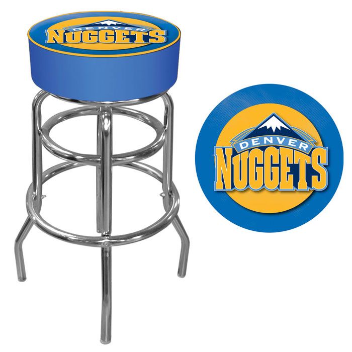 NBA(CANONICAL) Denver Nuggets Padded Swivel Bar Stool