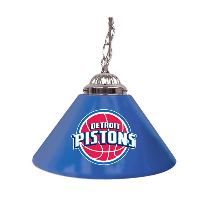 NBA Detroit Pistons 14 inch Single Shade Bar Lamp