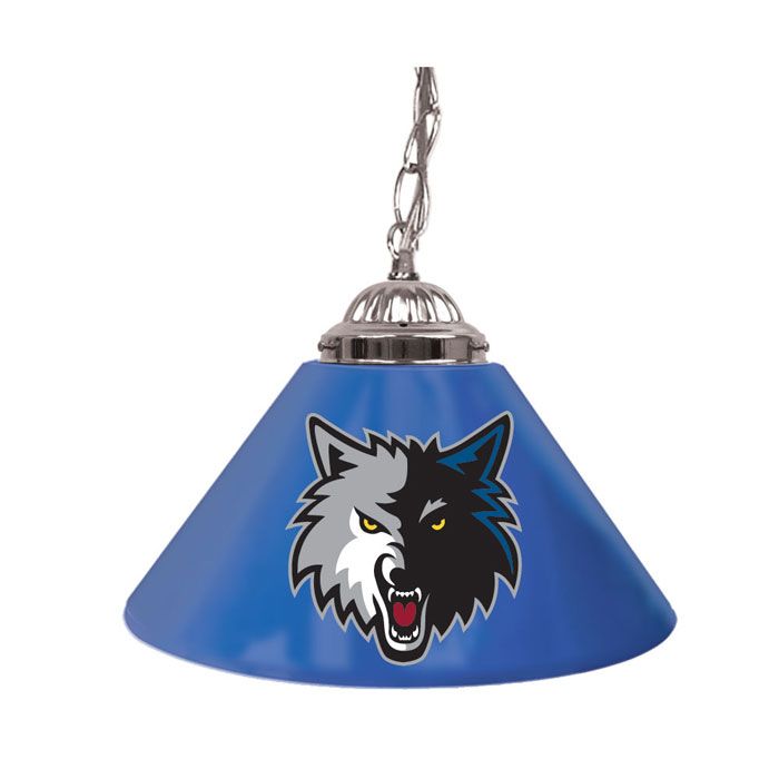 NBA Minnesota Timberwolves 14 inch Single Shade Bar Lamp