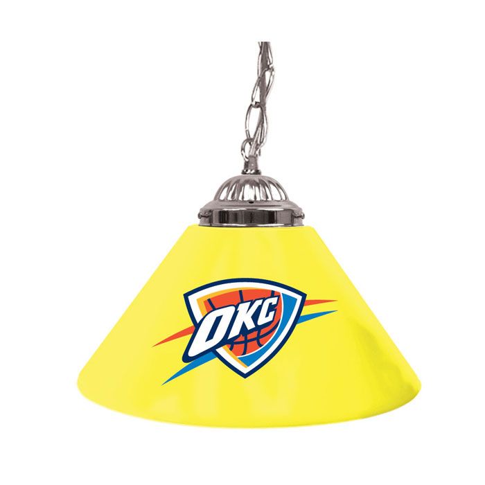 NBA Oklahoma City Thunder 14 inch Single Shade Bar Lamp