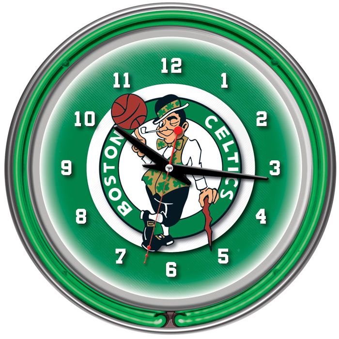 NBA(CANONICAL) Boston Celtics Double Ring Neon Clock