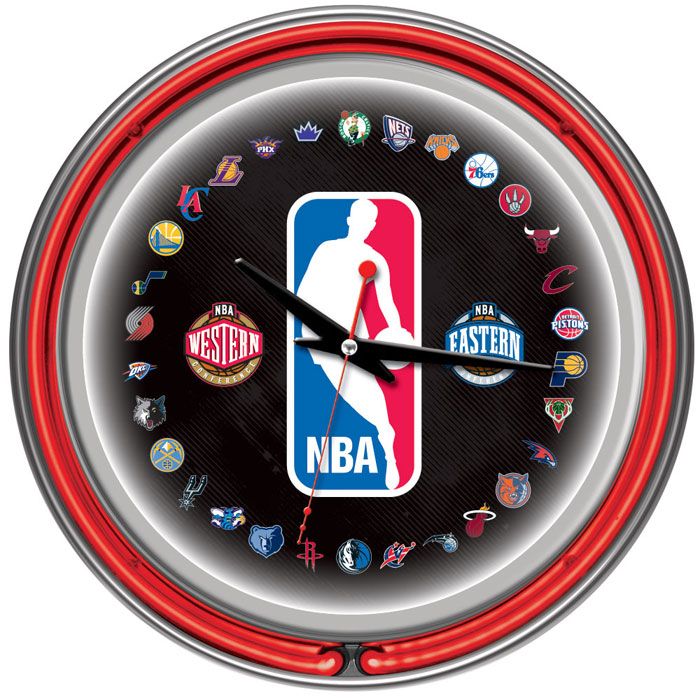 NBA(CANONICAL) Logo Double Ring Neon Clock