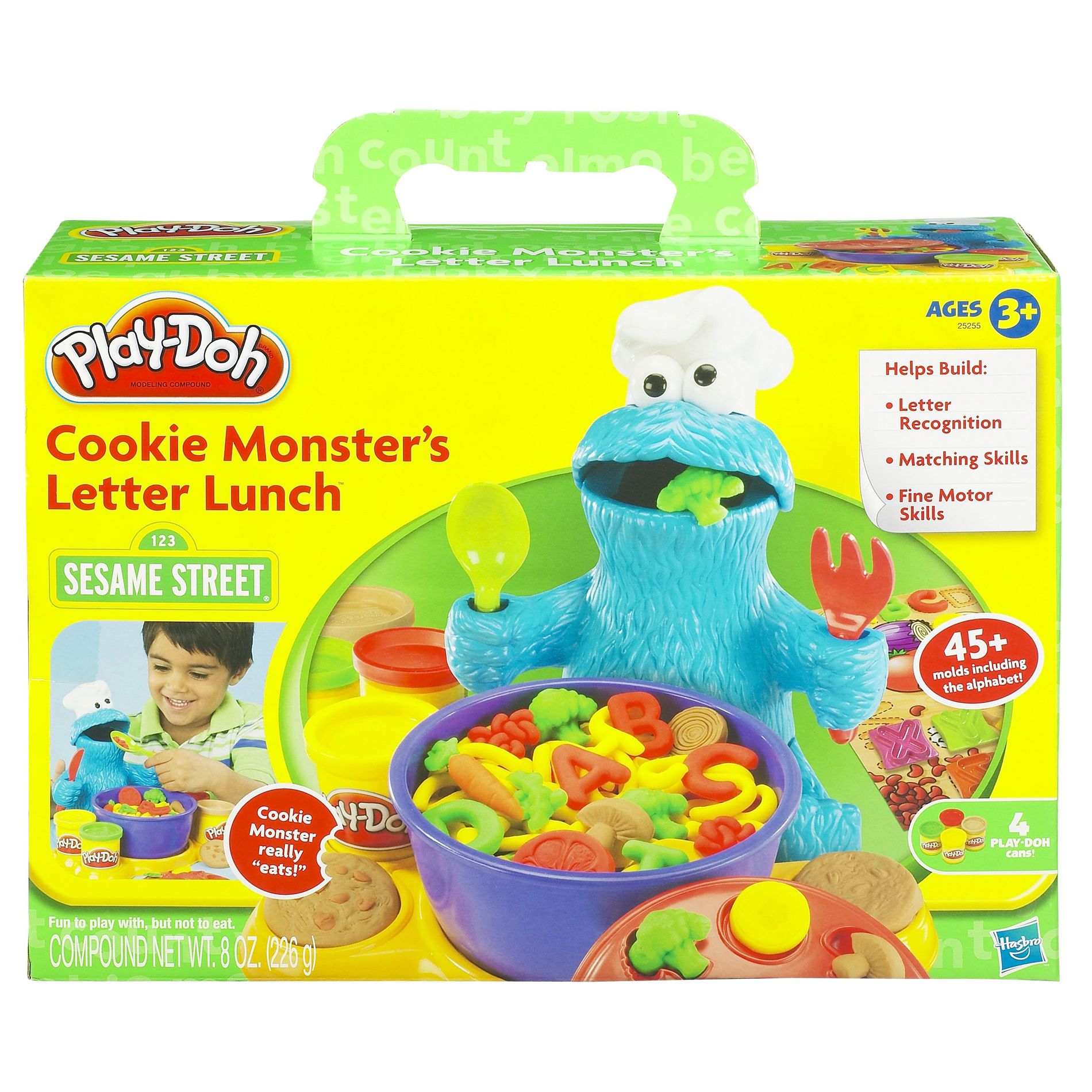 cookie monster letter lunch