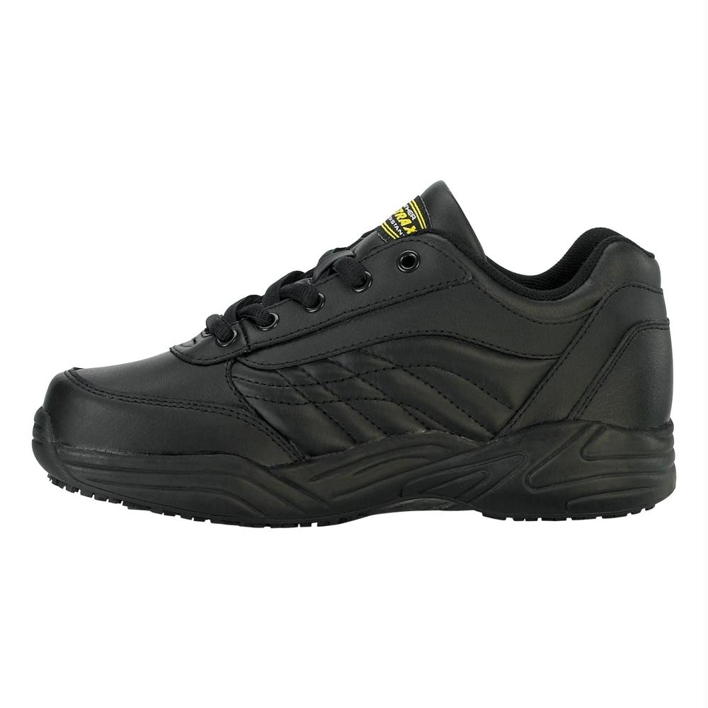 Safetrax Women's Kelly Non-Skid Athletic Shoe Wide Width - Black