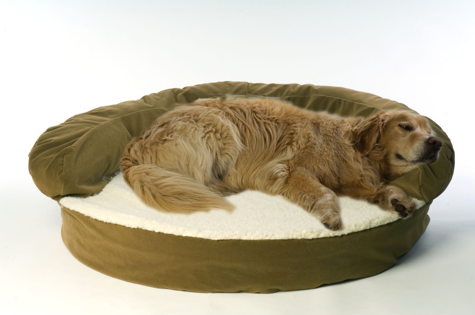 Carolina Pet Company Large Ortho Sleeper Bolster Bed - Sage