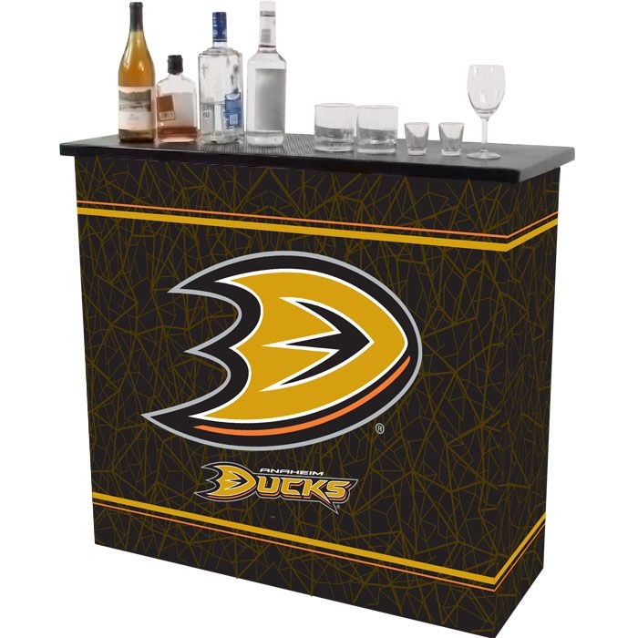 NHL Anaheim Ducks 2 Shelf Portable Bar w/ Case