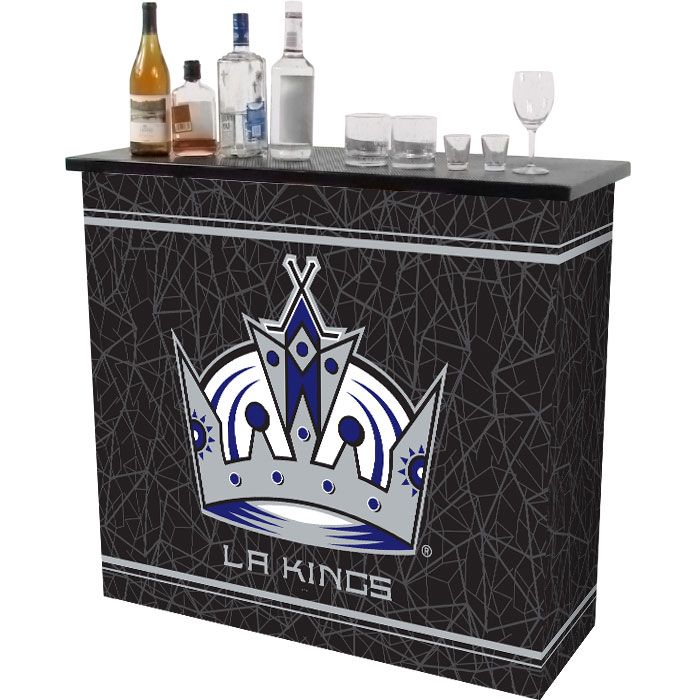 NHL Los Angeles Kings 2 Shelf Portable Bar w/ Case