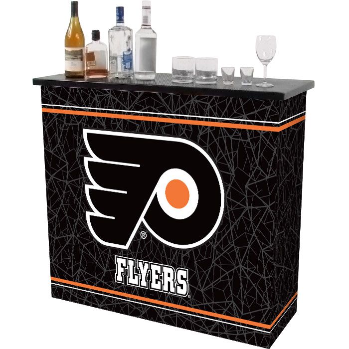 NHL Philadelphia Flyers 2 Shelf Portable Bar w/ Case