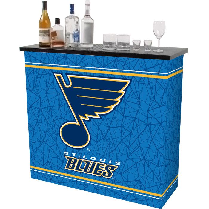 NHL St. Louis Blues 2 Shelf Portable Bar w/ Case