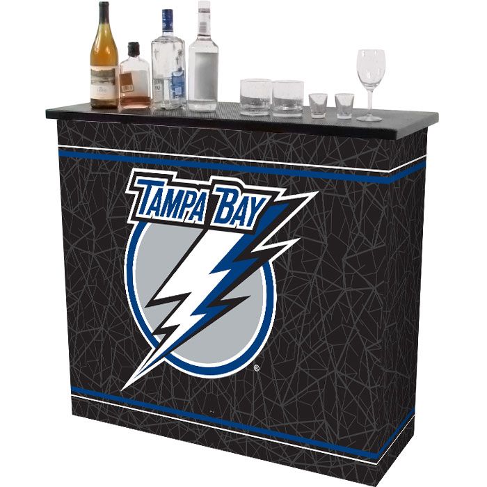 NHL Tampa Bay Lightning 2 Shelf Portable Bar w/ Case