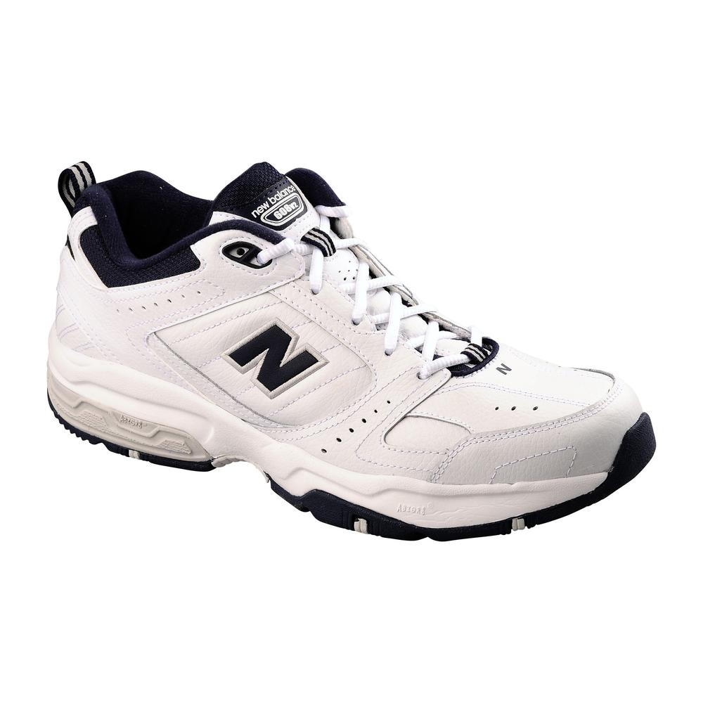 New Balance Men's 608V2 Athletic Shoe - Extended Sizes and Wide Avail - White/Navy