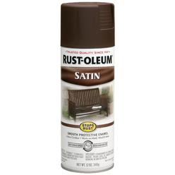 Rust-Oleum Stops Rust Rust-Oleum 241239 Rust-Oleum Stops Rust Decor 12 Oz. Satin Spray Paint, Dark Brown 241239
