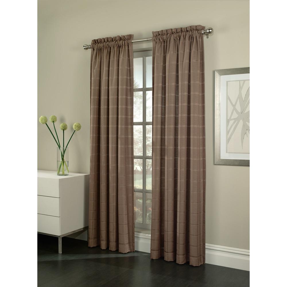 Ty Pennington Style Everett Lined 54 in. x 84 in. Sheer Panel