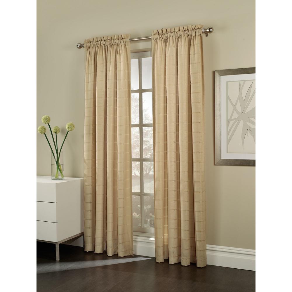 Ty Pennington Style Everett Lined 54 in. x 84 in. Sheer Panel